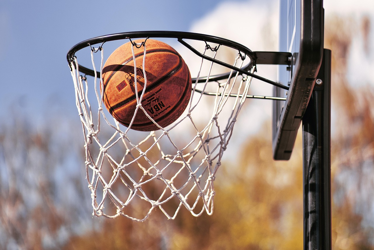 An adjustable basketball hoop and backboard